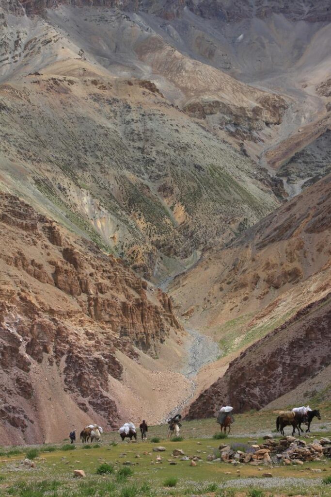 Trek au Zanskar, Phirtse La, Col à 5550 mètres
