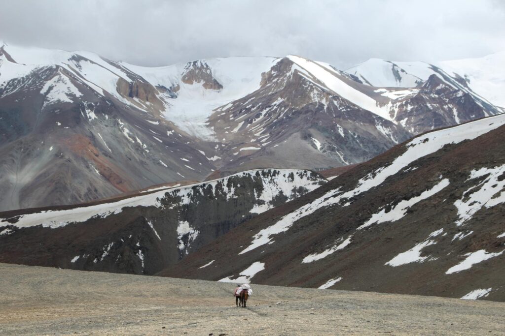 Trek au Zanskar, Phirtse La, Col à 5550 mètres
