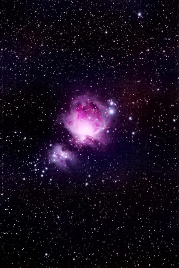 M42, Nébuleuse d'Orion 39 poses de 60 secondes
